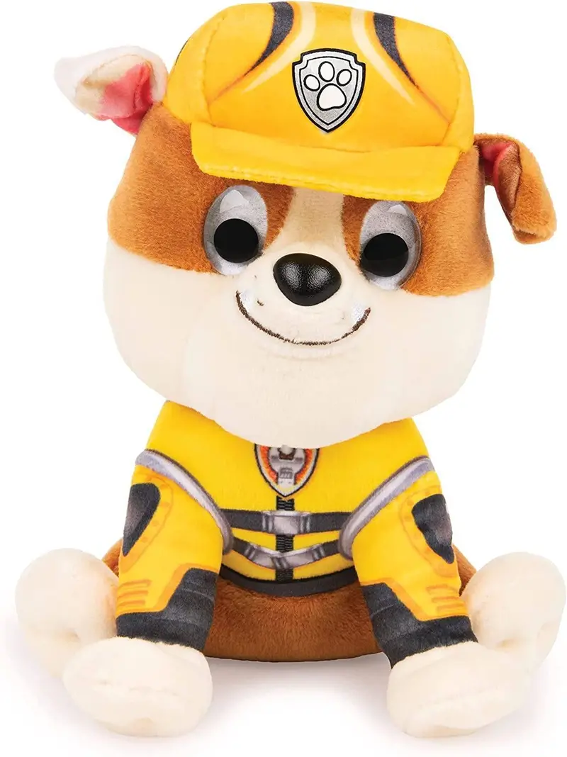 Paw Patrol Rubble Plush – 15Cm Cuddly Construction Pup 1