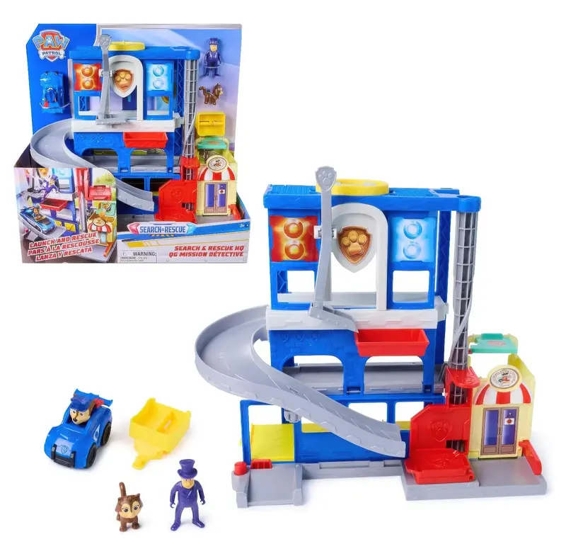 Paw Patrol Search & Rescue Pup Squad Police Playset 1