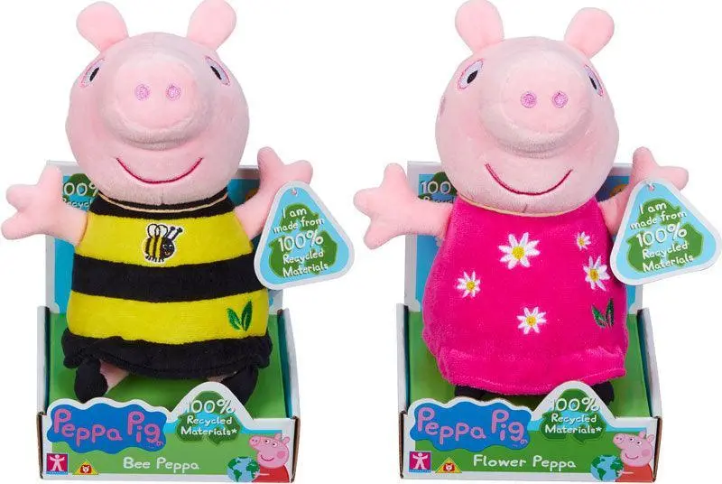 Peppa Pig Eco-Friendly Plush Toys – Sustainable Soft Figures (Assorted) 1