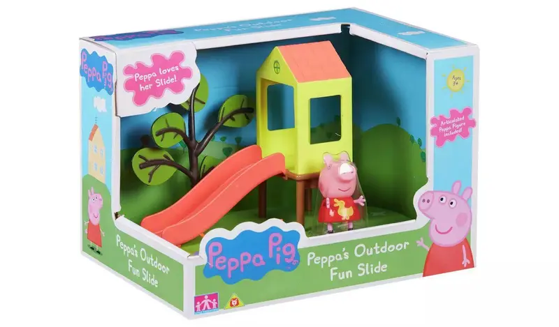 Peppa Pig Outdoor Fun Slide Playset – Backyard Adventure 1