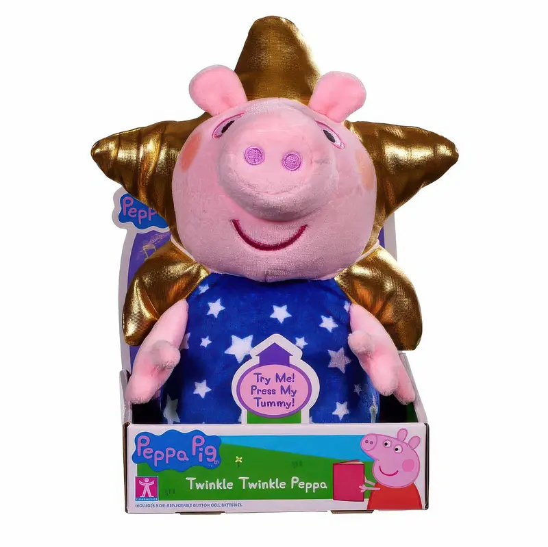 Peppa Pig Twinkle Twinkle Rhyme Talking Plush Toy 1