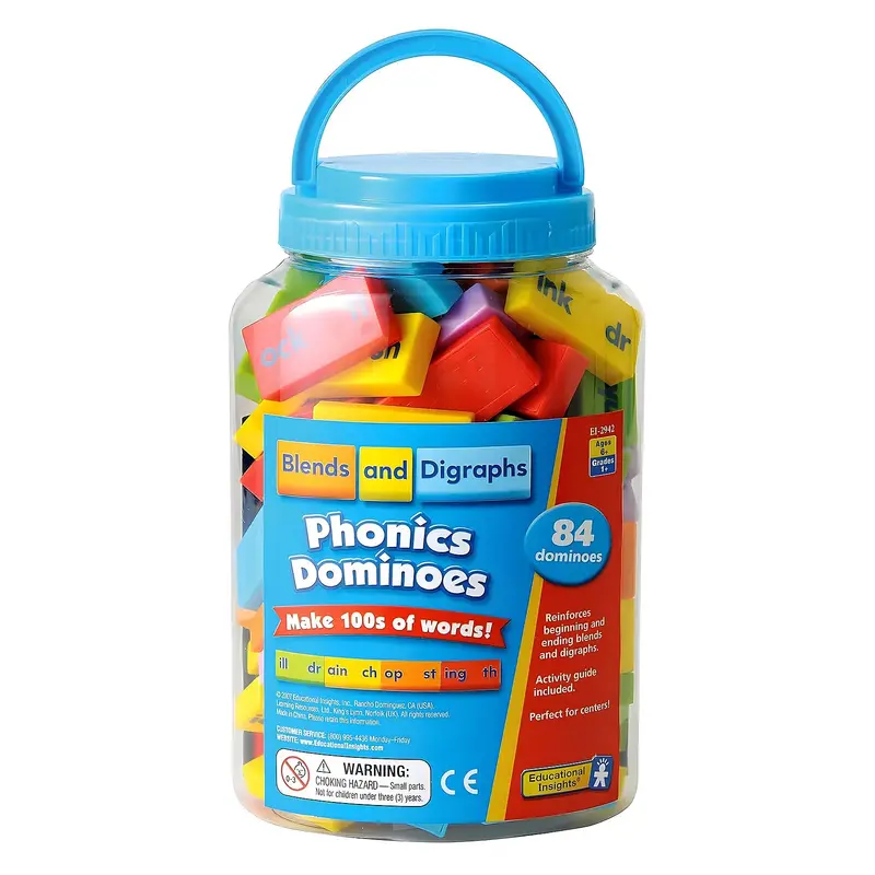 Phonics Dominoes: Blends & Digraphs – Decoding Skills Game For Emergent Readers 1