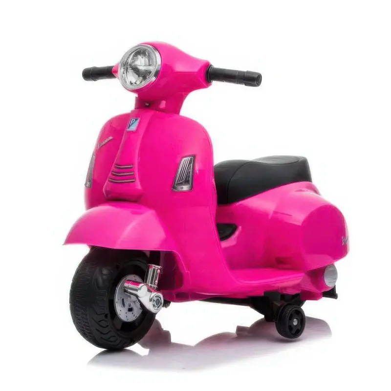 Pink Mini Vespa Gts Kids’ Electric Ride-On Motorbike (6V Battery Powered) 1