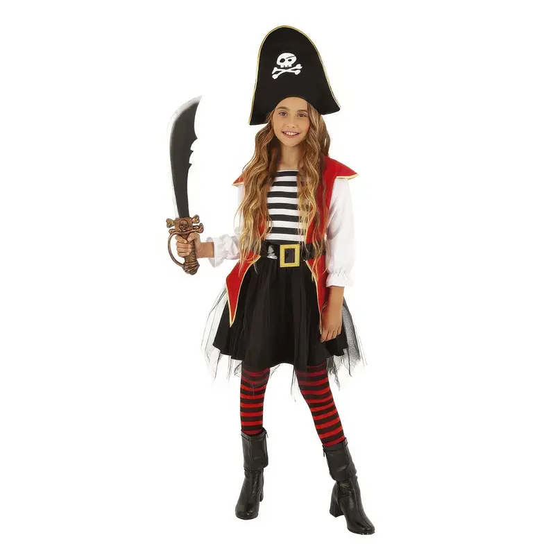 Pirate Girl Costume For Kids – Medium Size Fancy Dress 1