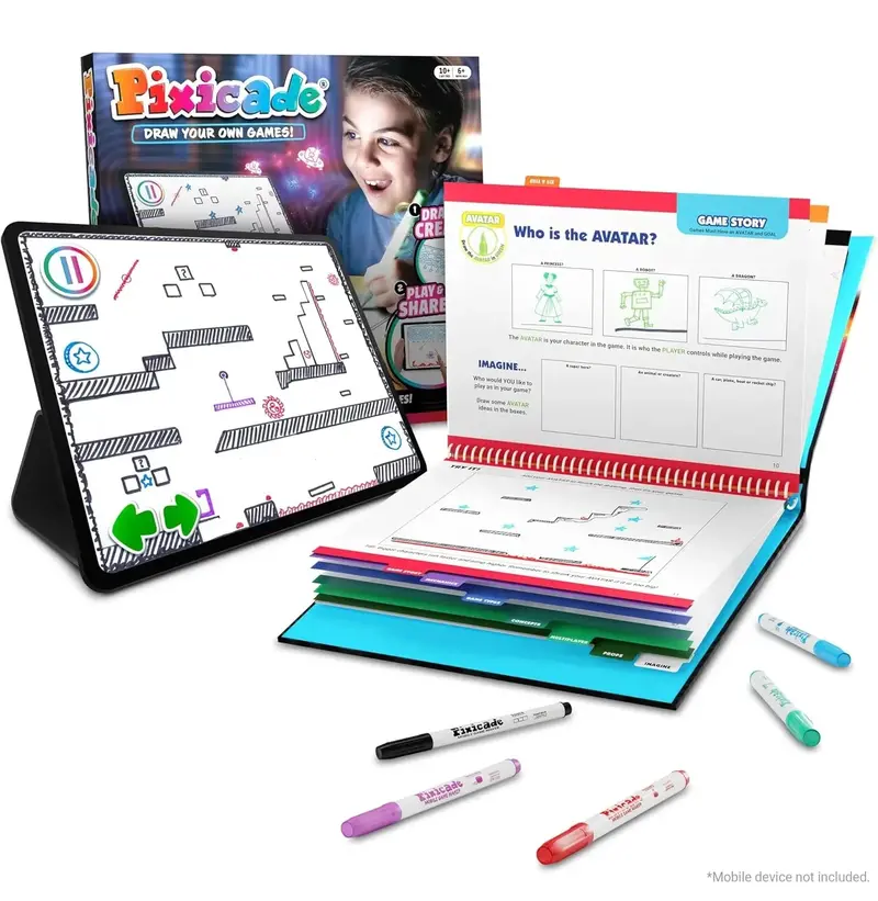 Pixicade Draw & Play Creative Video Game Kit 1