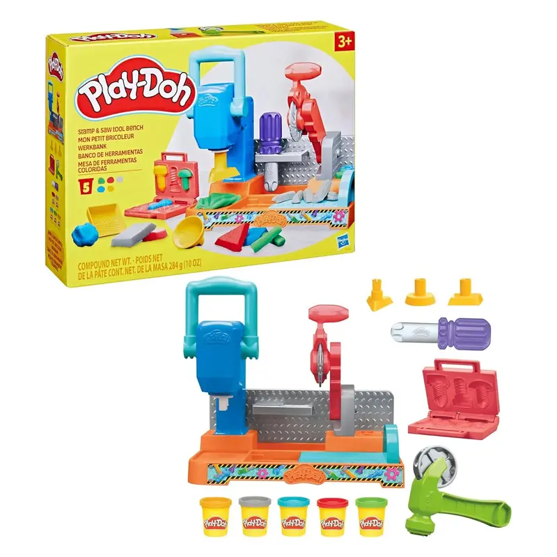 Play-Doh Stamp & Saw Tool Bench Creative Playset 1
