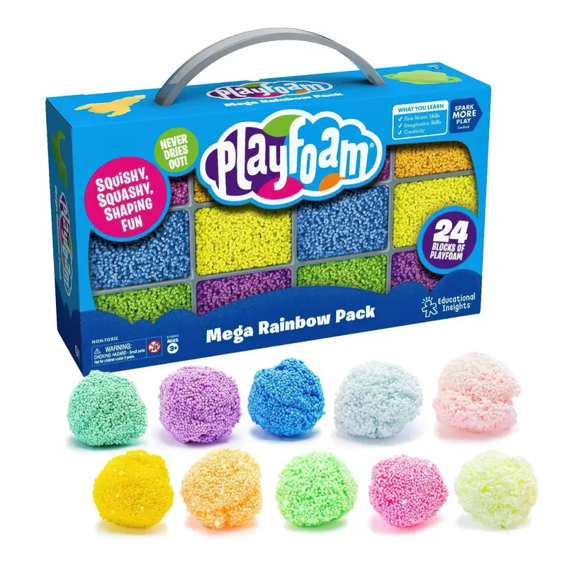 Playfoam Mega Rainbow Sensory Dough Pack – Educational Insights 1