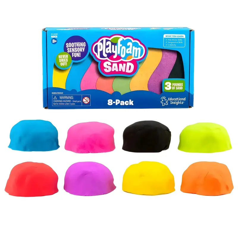 Playfoam Sand 8-Pack – Mess-Free Sensory Modeling Compound 1