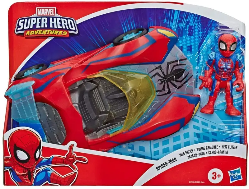 Playskool Heroes Spider-Man Web Racer – Super Hero Adventures Ride-On Toy 1