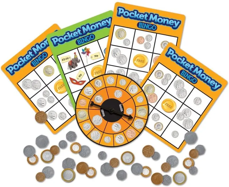 Pocket Money Bingo – Learning Resources Financial Literacy & Counting Game 1