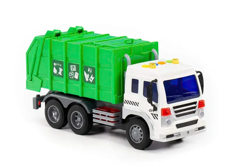 Polesie City Friction-Driven Garbage Collection Truck 1