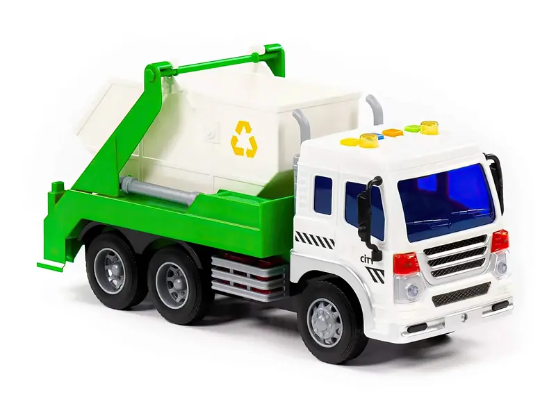Polesie City Friction-Operated Waste Skip Hauler 1
