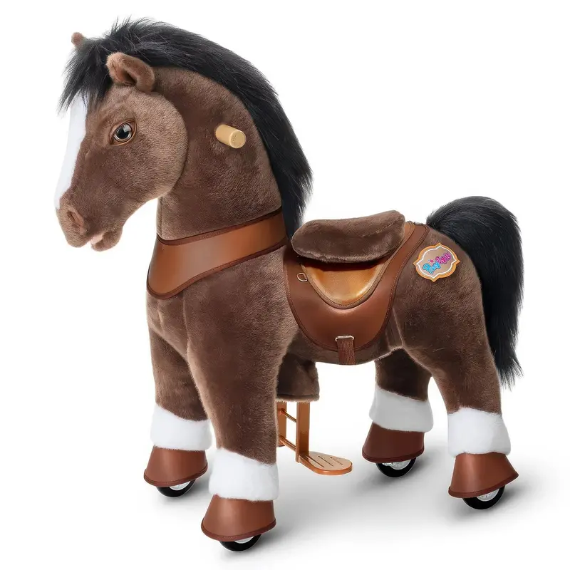 Ponycycle Model Y Chocolate Brown Ride-On Vehicle 1