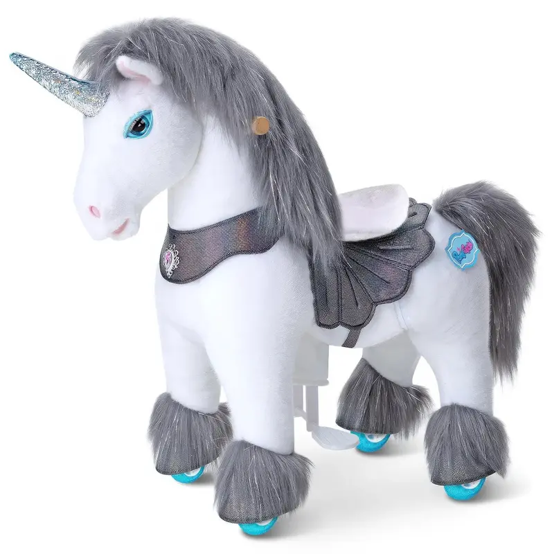 Ponycycle Model Y Grey Ride-On Toy For Kids 1