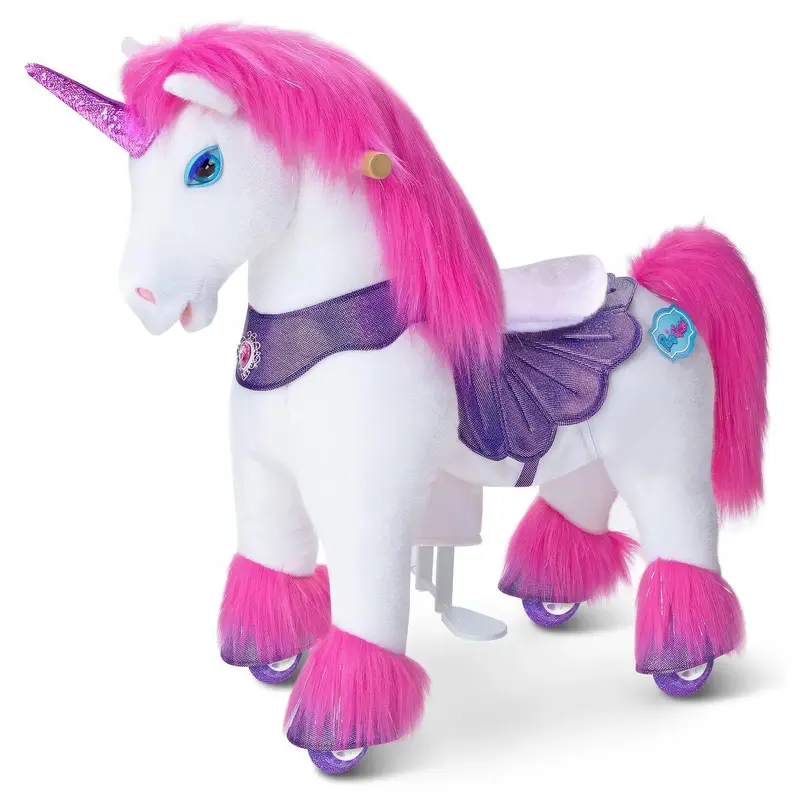 Ponycycle Model Y Pink Ride-On Balance Bike For Kids 1