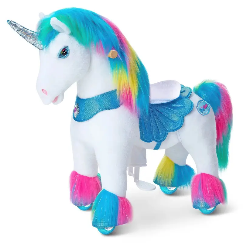 Ponycycle Model Y Rainbow Ride-On For Kids 1