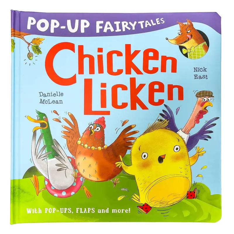Pop-Up Fairy Tales: Chicken Licken – Interactive Lift-The-Flap Book 1