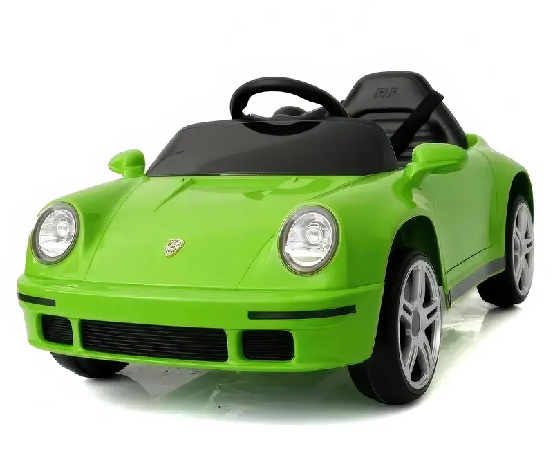 Porsche Ruf-Gt Electric Ride-On Car – 12V Battery, Acid Green Finish 1