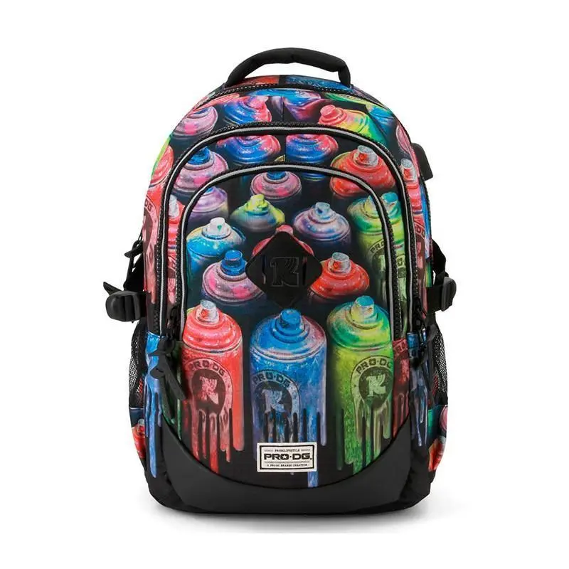 Prodg Coloured Running Spray Backpack With Usb Port – 44 Cm 1