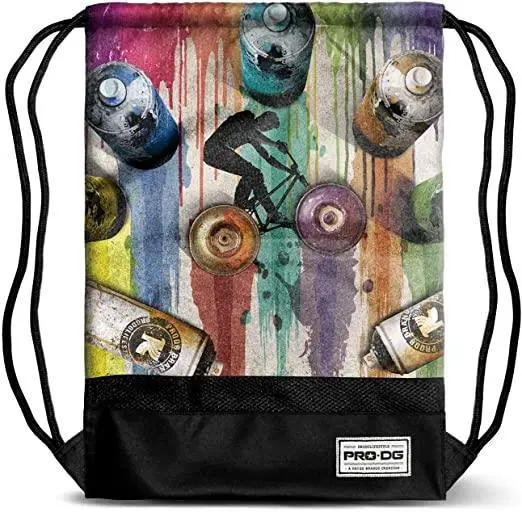 Prodg Storm Graffiti-Themed Drawstring Gym Bag – 48 Cm 1