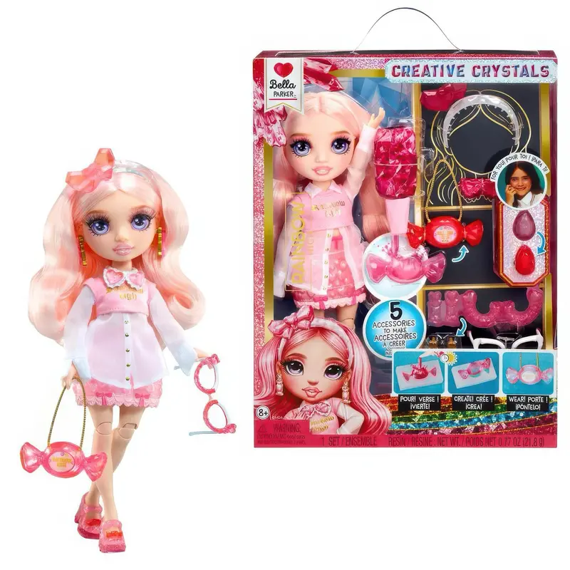 Rainbow High Bella Fashion Doll – 28Cm Creative Crystal Collection 1