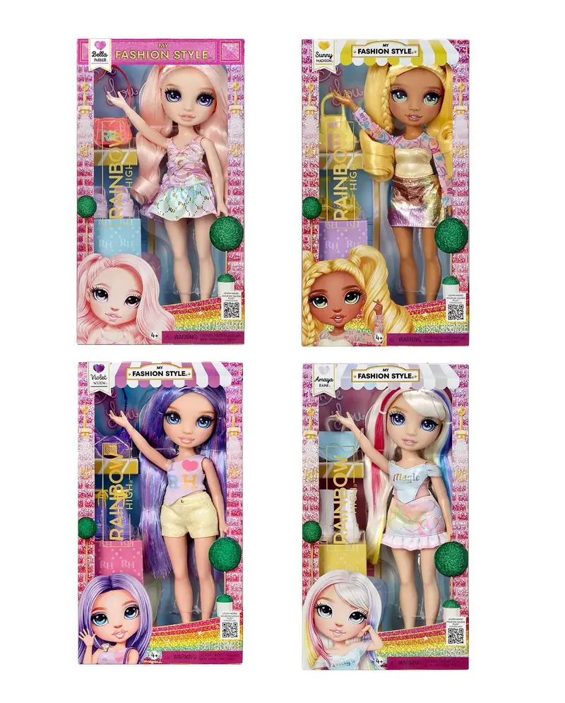 Rainbow High My Fashion Style Doll Set – 2-Pack Assortment 1