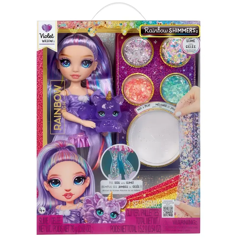Rainbow High Rainbow Shimmers Slime Playset – Violet Theme 1