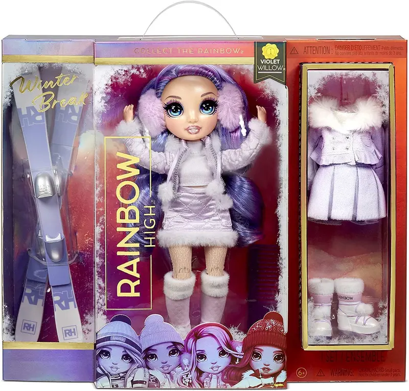 Rainbow High Violet Willow Winter Break Doll & Playset 1
