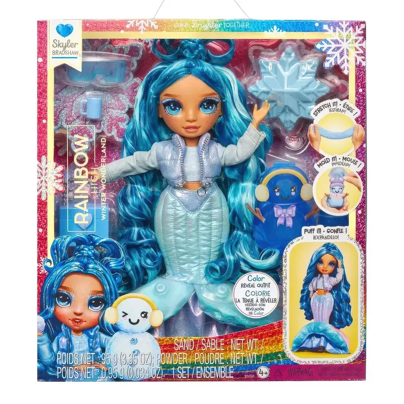 Rainbow High Winter Wonderland Doll – Skyler Bradshaw Styling Figure 1