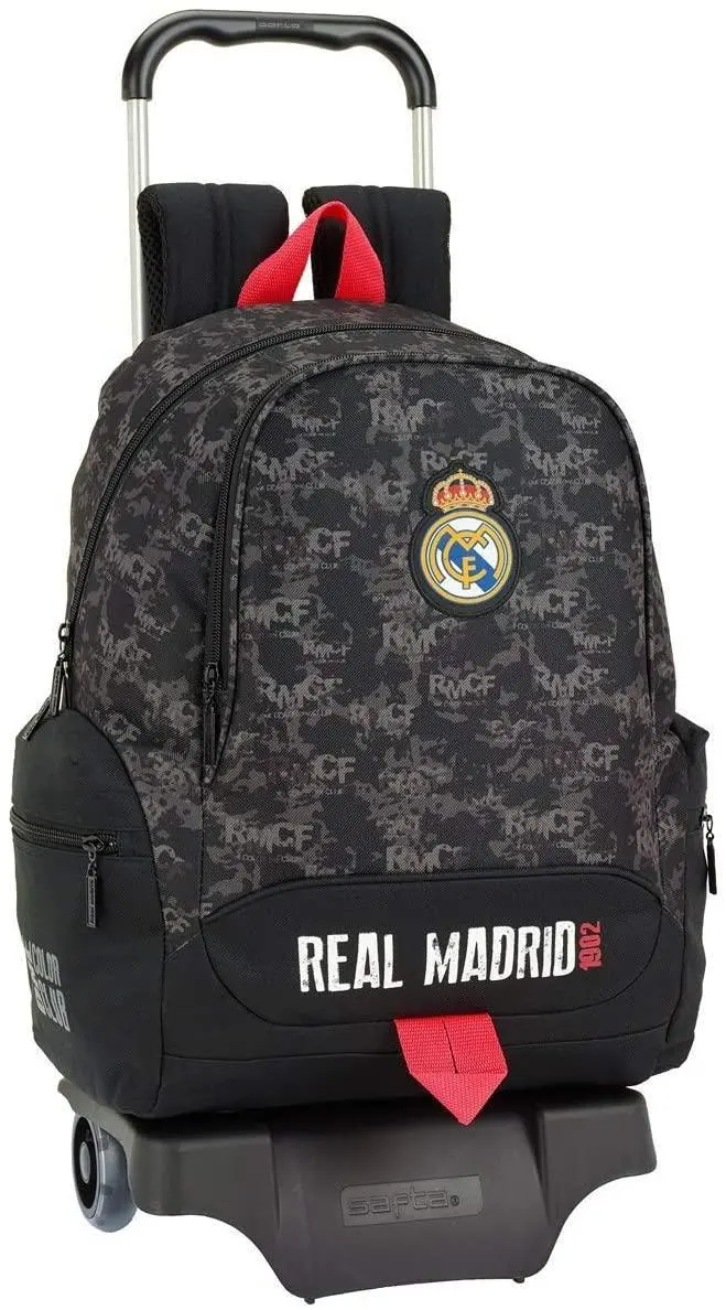 Real Madrid Official Black Trolley Carry Bag – 43 Cm 1