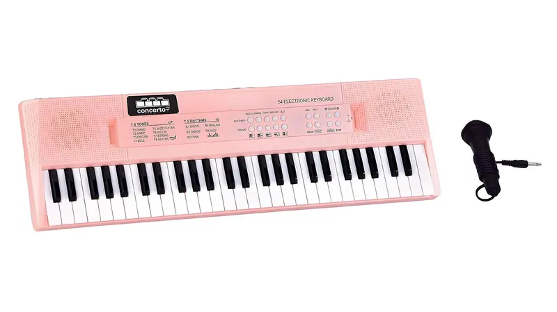Reig 54-Key Pink Electronic Keyboard – Children’S Musical Keyboard With Mic 1