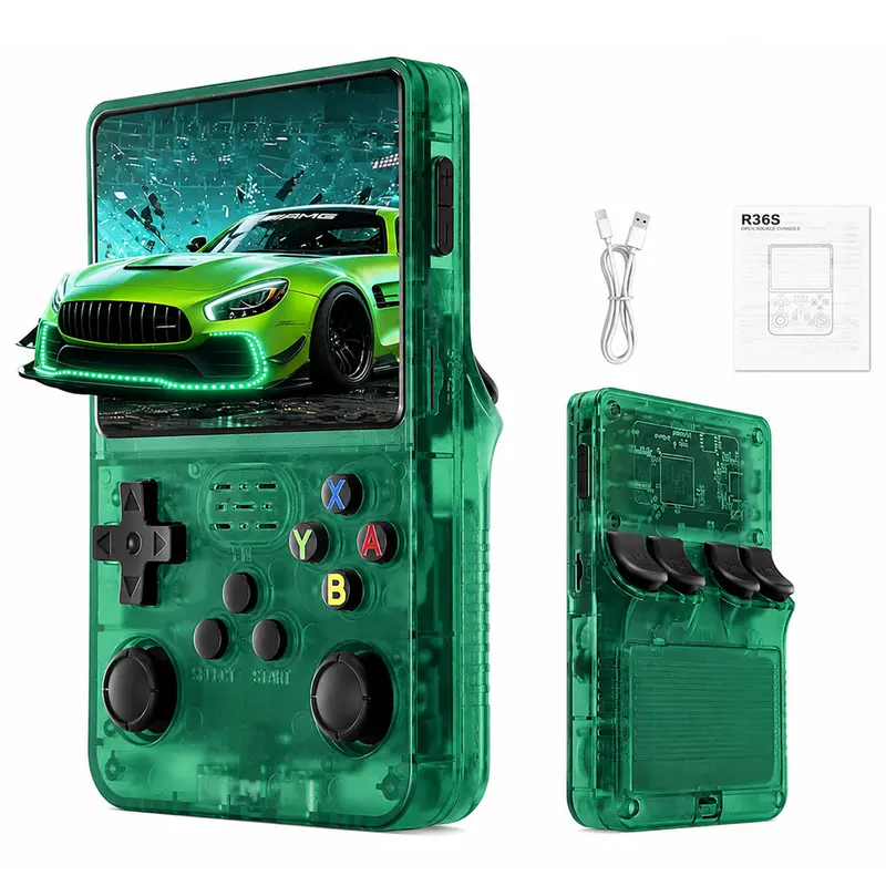 Retro-Style Portable Handheld Game Console – 3.5-Inch Screen With Preloaded Games 1
