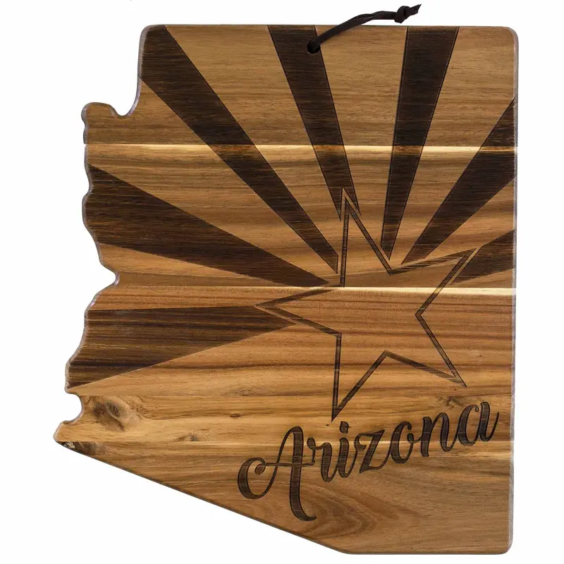 Rock & Branch Origins Arizona Cutting Board – Distinctive Desert-State Board 1