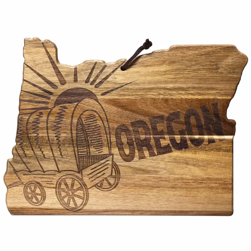 Rock & Branch Origins Oregon Serving Board – Natural Grain Finish 1