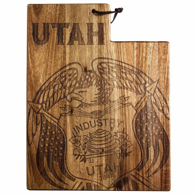 Rock & Branch Origins Utah Cutting Board – Solid Wood Craftsmanship 1