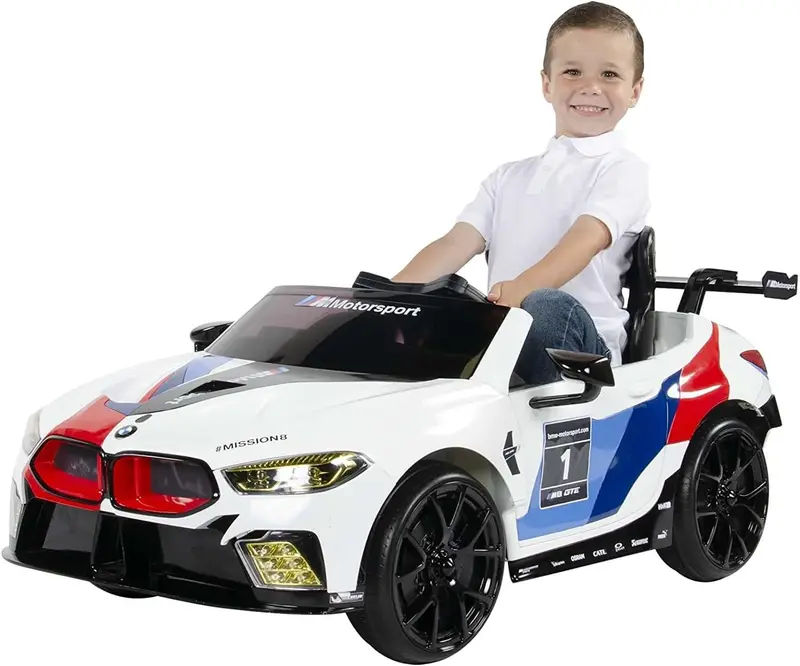 Rollplay Bmw M8 Gte 12V Remote-Controlled Ride-On Car (Germany Edition) 1