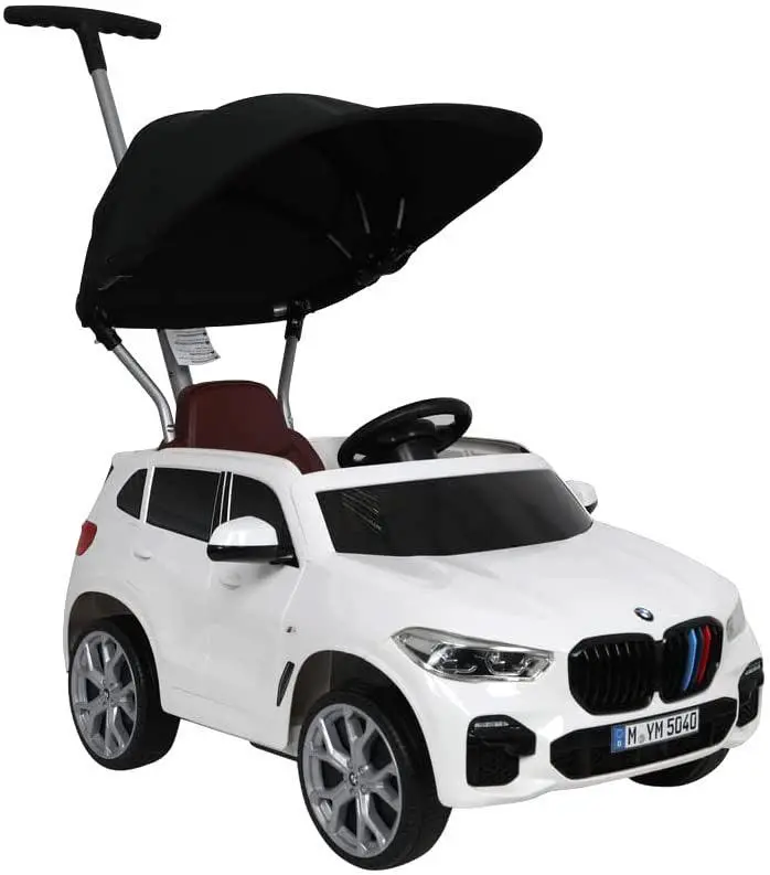 Rollplay Bmw X5M Push Car – White Ride-On With Canopy 1