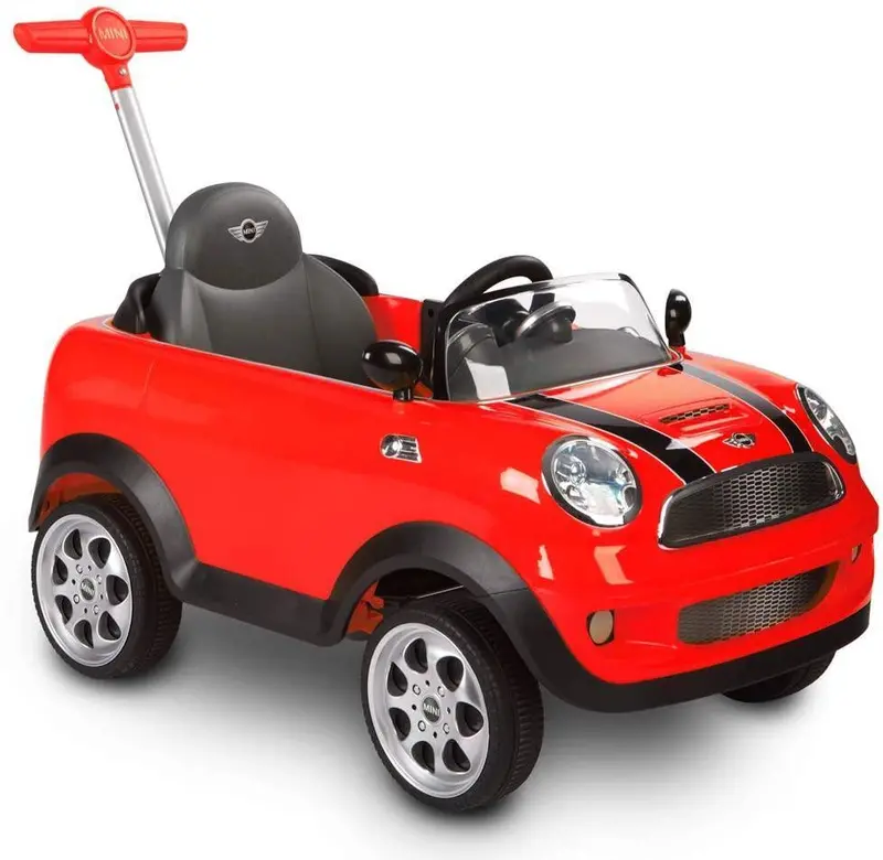 Rollplay Mini Cooper Push Car – Compact Red Ride-On For Early Riders 1