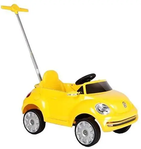 Rollplay Vw Beetle Push Car – Adjustable Footrest Ride-On For Toddlers 1