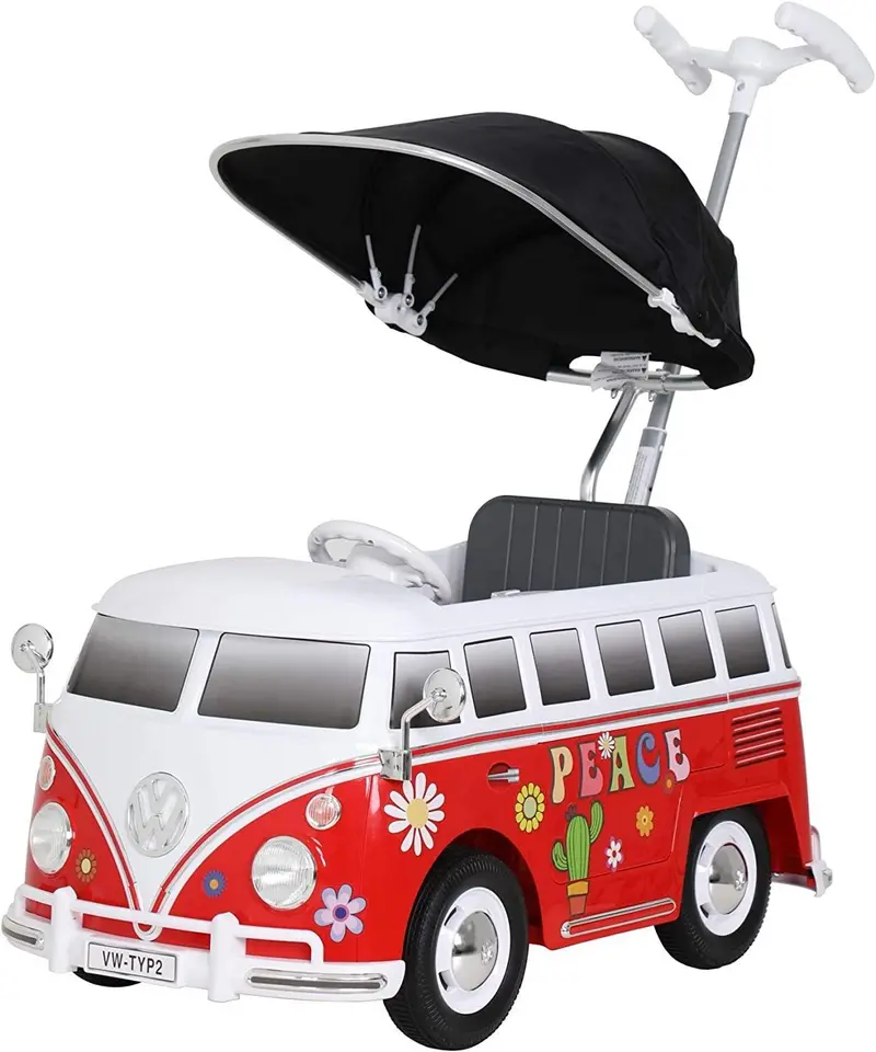 Rollplay Vw Bus T1 Push Toy – Retro-Style Toddler Walker 1