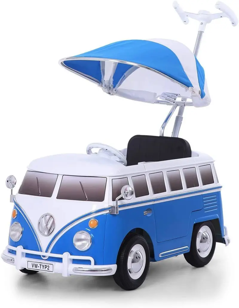 Rollplay Vw Bus T1 Ride-On – Vintage-Style Push Car With Customizable Footrest 1
