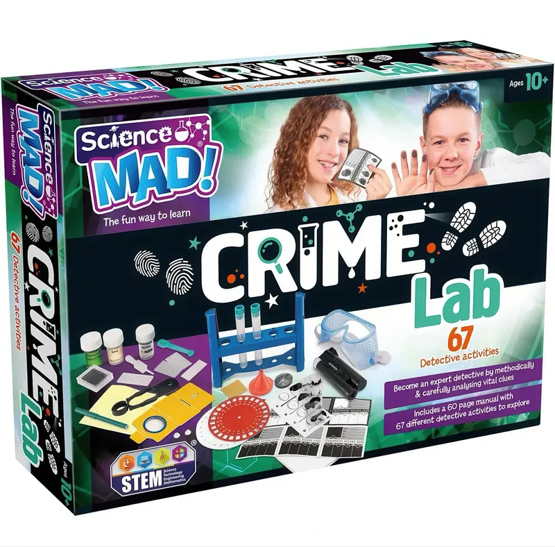 Science Mad Forensic Crime Lab Experiment Kit 1