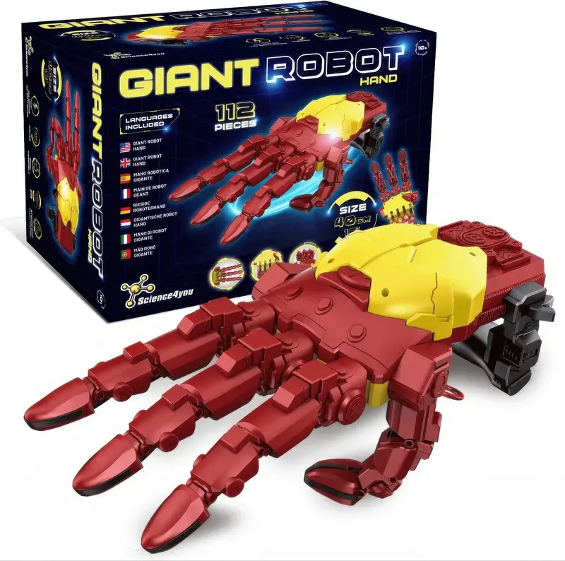 Science4You Giant Cyborg Hand – Stem Building Kit With Realistic Motion 1