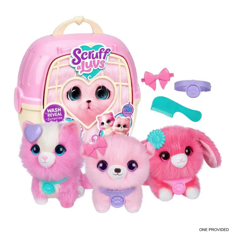 Scruff-A-Luvs Pink Pet Scruff Plush Toy – Assorted Designs 1