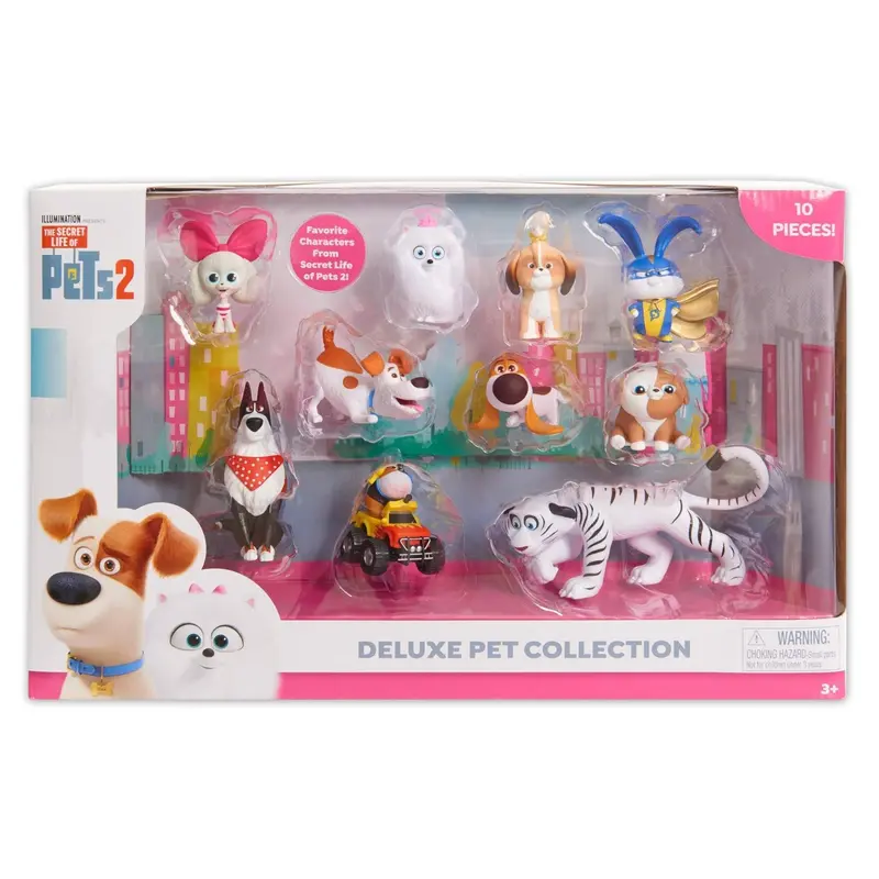Secret Life Of Pets 2 Deluxe Figure Collection – 6-Piece Pet Set 1