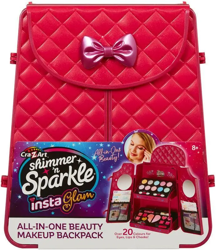 Shimmer 'N Sparkle Insta Glam Beauty Backpack – All-In-One Makeup Organizer 1