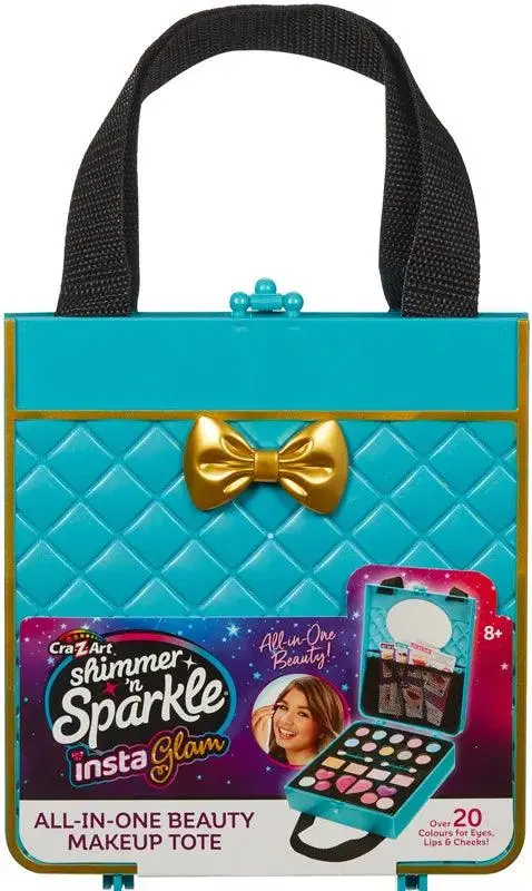 Shimmer 'N Sparkle Insta Glam Makeup Tote Bag – Portable Beauty Carryall 1
