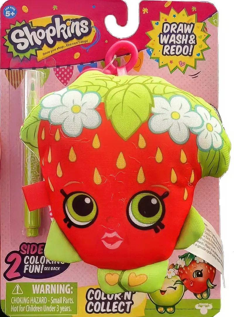 Shopkins Strawberry Kiss Color & Collect Activity Set 1