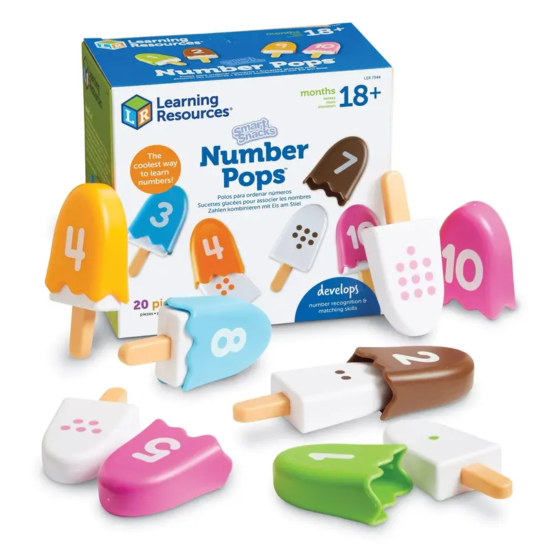 Smart Snacks Number Pops – Counting & Number Recognition Manipulatives 1