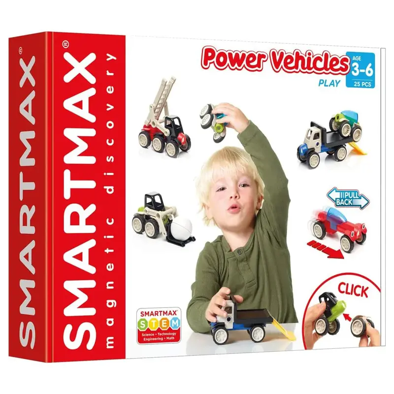 Smartmax Power Vehicles Magnetic Play Set 1